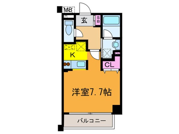 ブランシュ－ル平和台の物件間取画像